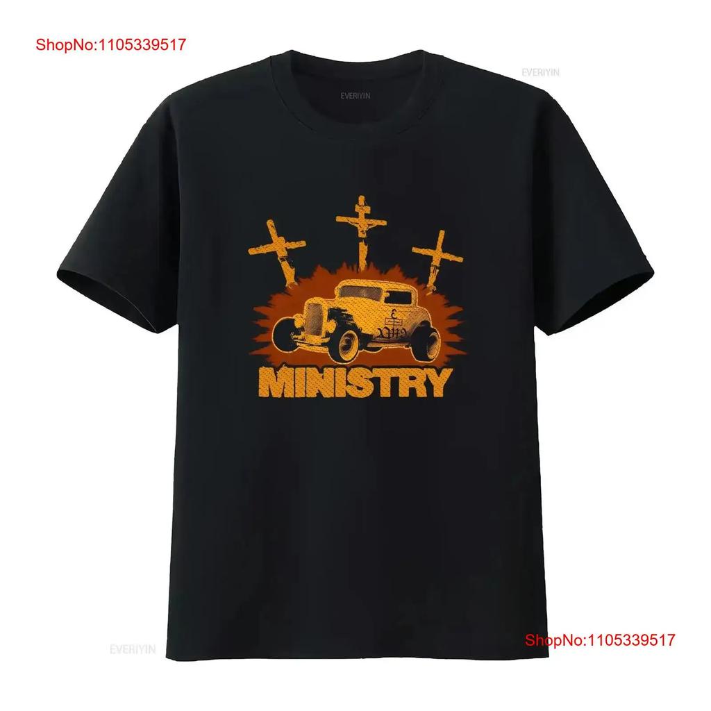 Classic Ministry Poster Country Music Men All Size T Shirt B35 Vintage Washed Streetwear Homme