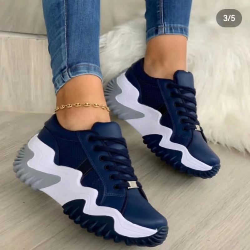 Autumn New Casual Thick Sole Serrated Single Shoes