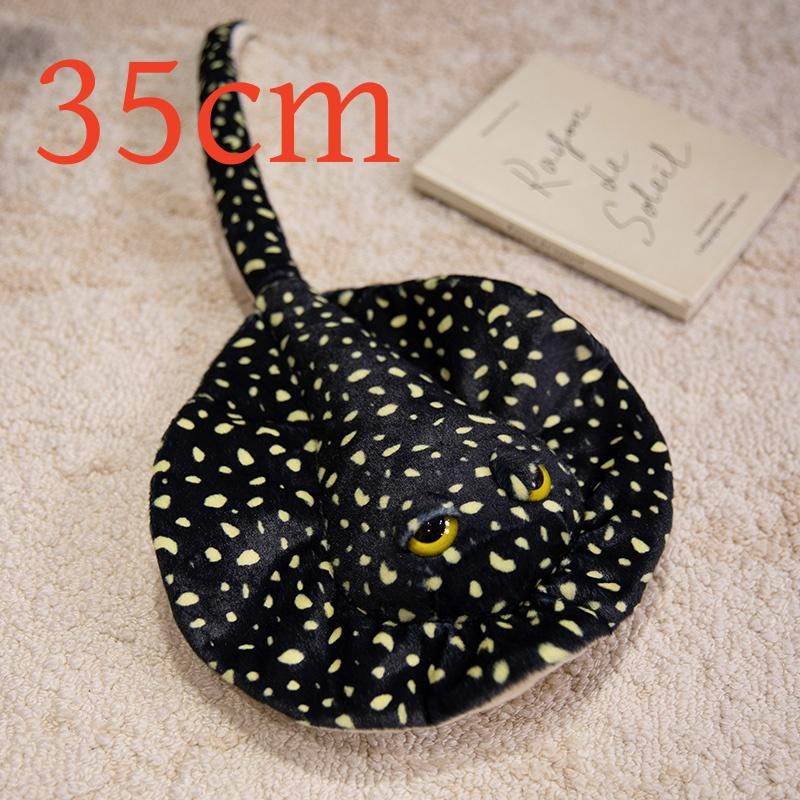 Jouet Araignée Peluche Noire Avec Imprimé Léopard Rayures Aculei Doux Câlinable Animal en Peluche Cadeau Pour Enfants Adultes Décoration Maison Amusant pour le Jeu