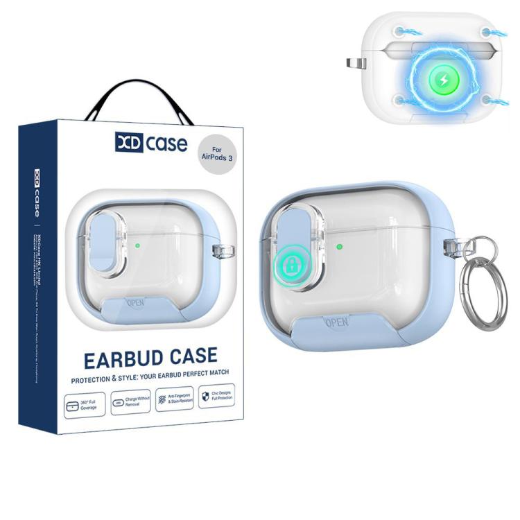 Starlink Series Magnetic Earphone Case For AirPods Pro 3, Secure Lock Protective Cover with Phone Stand & Ring Buckle
