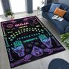 3D Retro Witch Ouija Gothic Spirit Board Rug for Bedroom Living Room Sofa Home Doormat Decor, Large Kids Play Non-slip Floor Mat