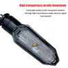 2Pcs Mini Amber Flashing Light Motorcycle Led Turn Signal Lights 8Mm Blinker Turn Signal Lamp 12V Moto Indicator Accessories