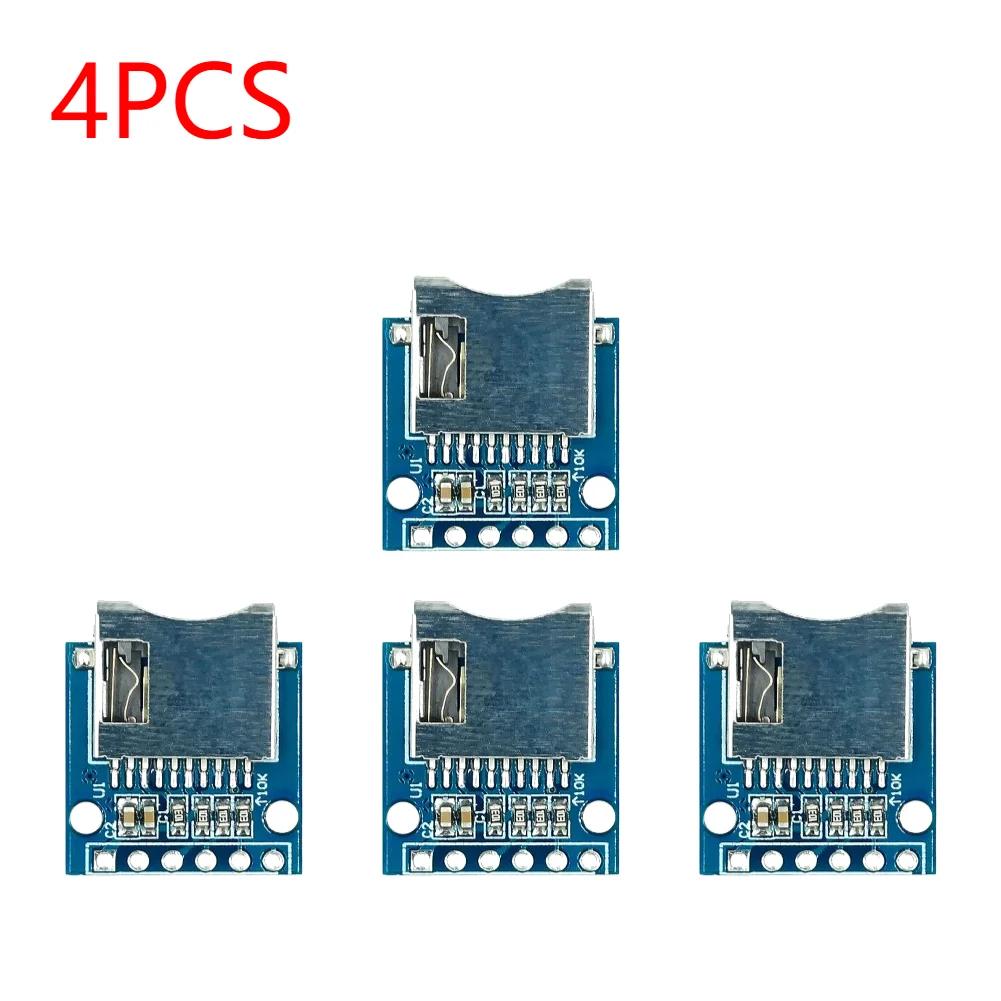 1-4pcs Micro SD Storage Expansion Board With 6 Pins 5V 3.3V Micro SD TF Card Memory Shield Module SPI for Arduino DIY Kit