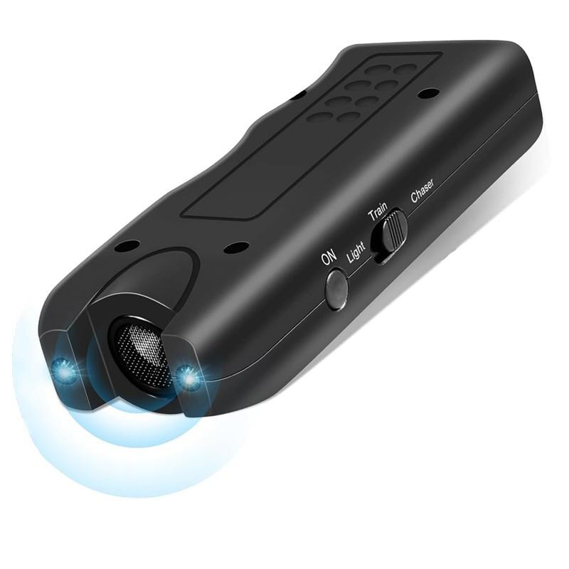 Ultrasonic Dog Repeller Portable Anti-barking Deterrent Handheld Dog Training Device Repel Animals Pet Dog Trainer Witht Battery