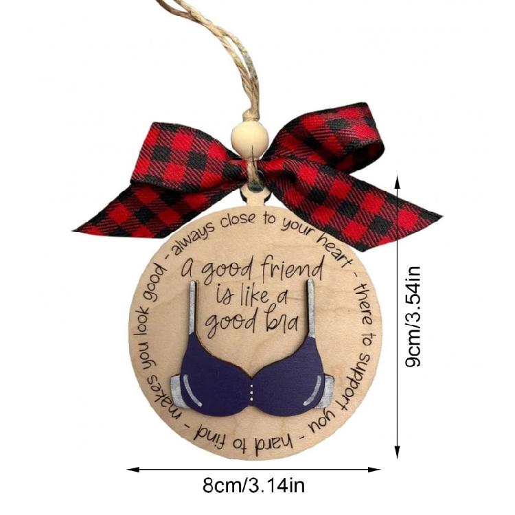 Artistic Holiday Wood Decorations Handmade Christmas Tree Hangers Practical Craft For Seasonal Family Activities