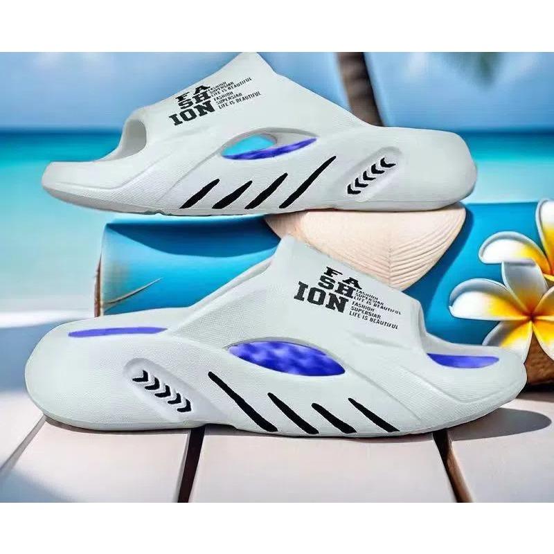 Nye Sommersko Herre Massasjetøfler Sider Innendørs Utendørs Sandaler Strand Fritidssko Myk Såle Slides Herre Flip-flops Herresandaler
