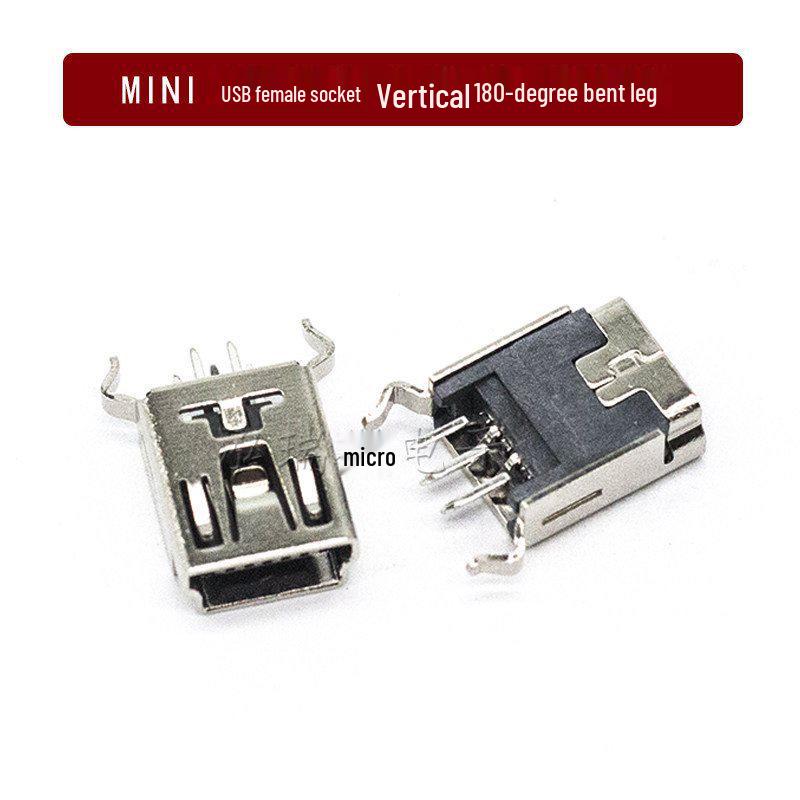 USB Female to Male Type-C Connector, Type-A/B SMD with Straight/Bent Pins