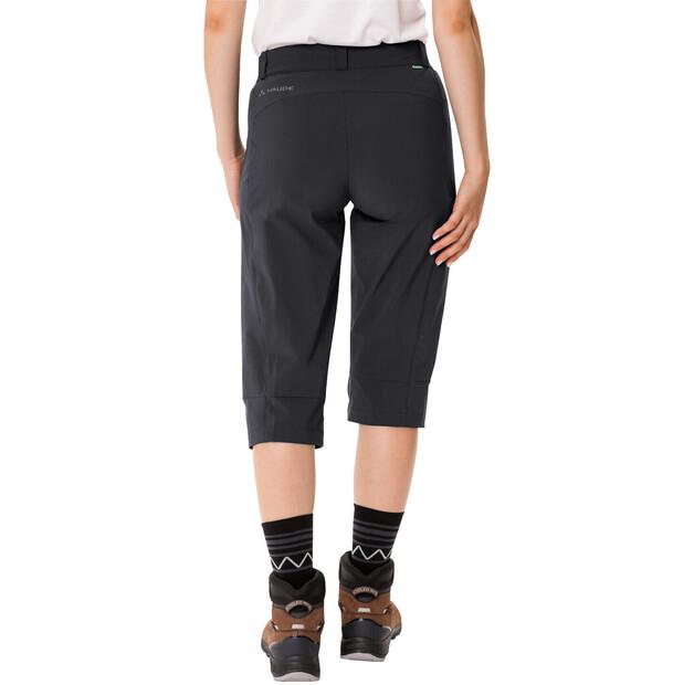 Брюки VAUDE Farley Stretch Capri III черный