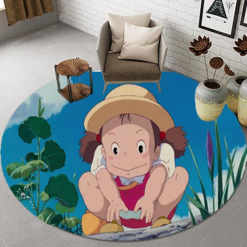 2023 Animation Cartoon 3D Rugs Round Mats Round Rugs Bathroom Mats Home Decoration Kitchen Rugs Living Room Rugs Non-slip Rugs