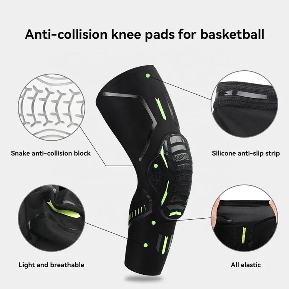 1PCS Honeycomb Anti-collision Knee Pads Knee Support Brace for Ligament Injury Joint Pain Relief Running Basketball Knee Sleeve
