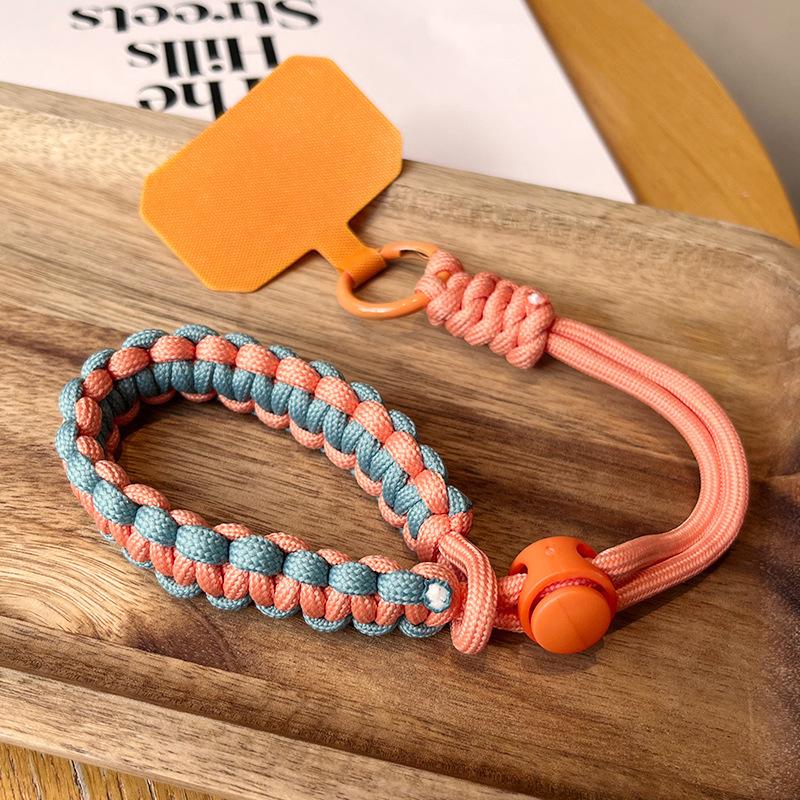 1PC Mobile Phone Lanyard Short Wrist Adjustable Braided Belt Fashionable Outdoor Sports Artifact Strong Men and Women
