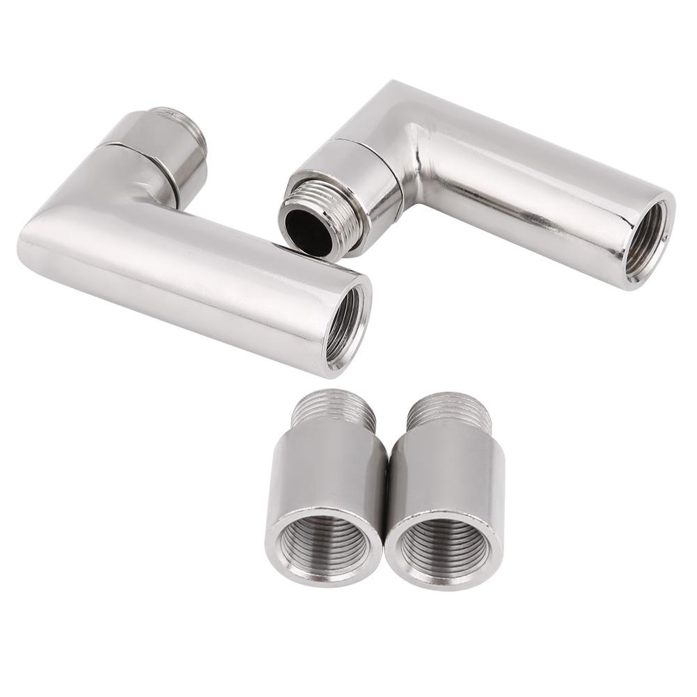 4Pcs O2 Oxygen Sensor 90 Degree Angled Extender Spacer Bung Adapter Extension M18*1.5