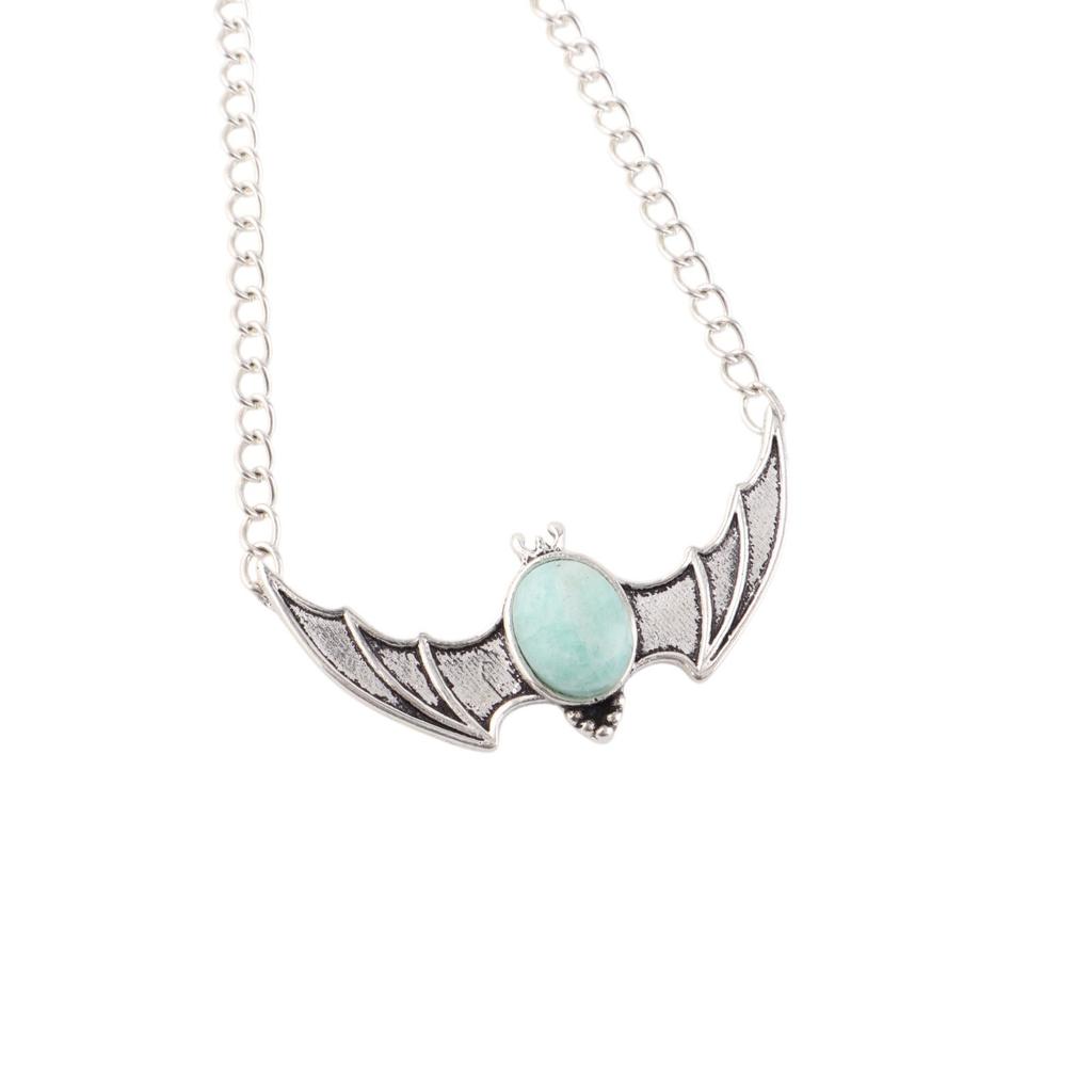 Natural Amazonite Gemstone 925 Sterling Silver Jewelry Pendant 1" Gift for Wife CP-33-36