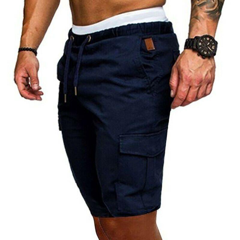 Men Shorts Summer Gym Sport Running Workout Cargo Pants Jogger Trousers Training