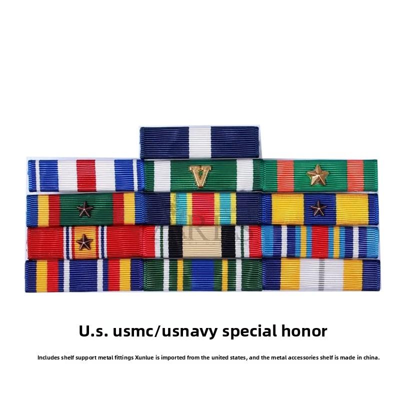 Film and Television Props, Uniform, Dress Accessories, Original Badge, Color Bar, Qualification Rack, Qualification Bar, Badge