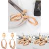 Chic Geometric Gold Earrings For Women Fashionable Statement Jewelry Piece