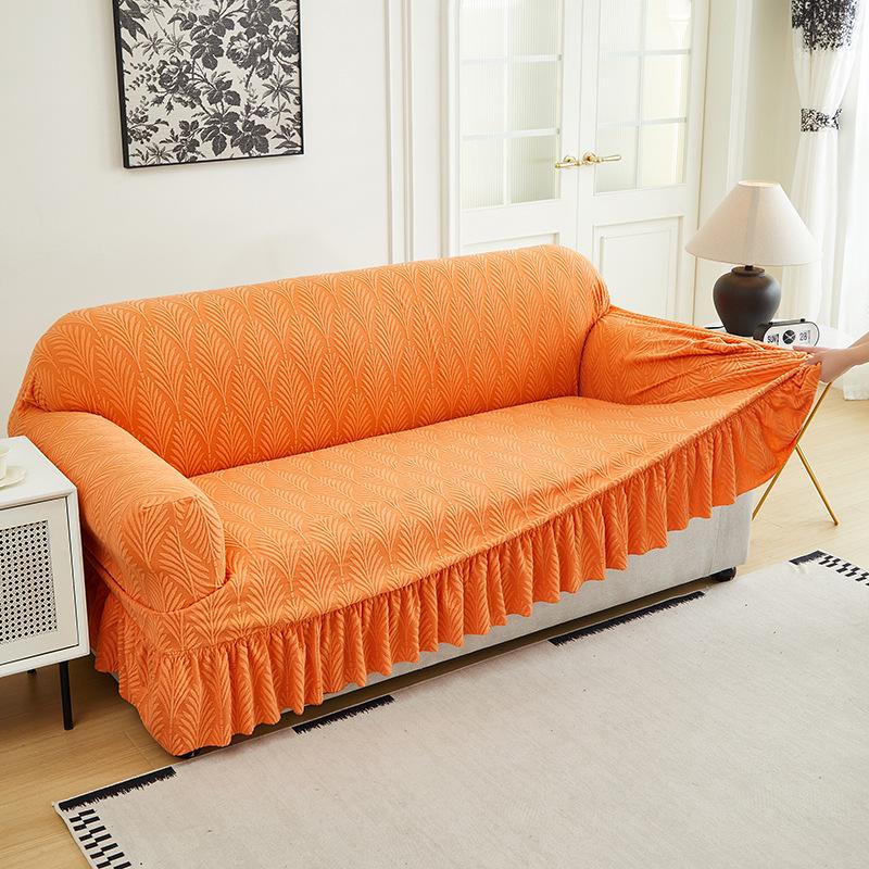 

2024 Anti-Slip Solid Color Sofa Cover: Multi-Functional, Dirt-Proof, Anti-Scratch Protection for Living Room Single-seater (90cm-140cm)