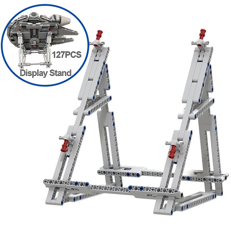 Moc Display Stand For 75105/75212 Bracket Building Blocks Set For Small Falcon Display Base Bricks Toy