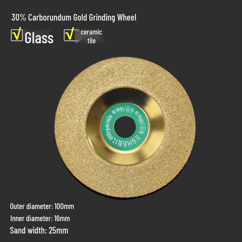 Diamond Angle Grinder Disc for Trimming, Chamfering, Cutting, and Polishing Tiles