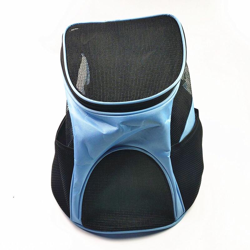 Mochila Respirável para Cão Pequeno - Oxford Mesh Ombro Duplo Bolsa Teddy