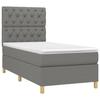 VidaXL Slat Bed Base with Mattress and LED, Upholstered Bed, Single Bed, Adult Bed for Interior Bedroom, 3135630