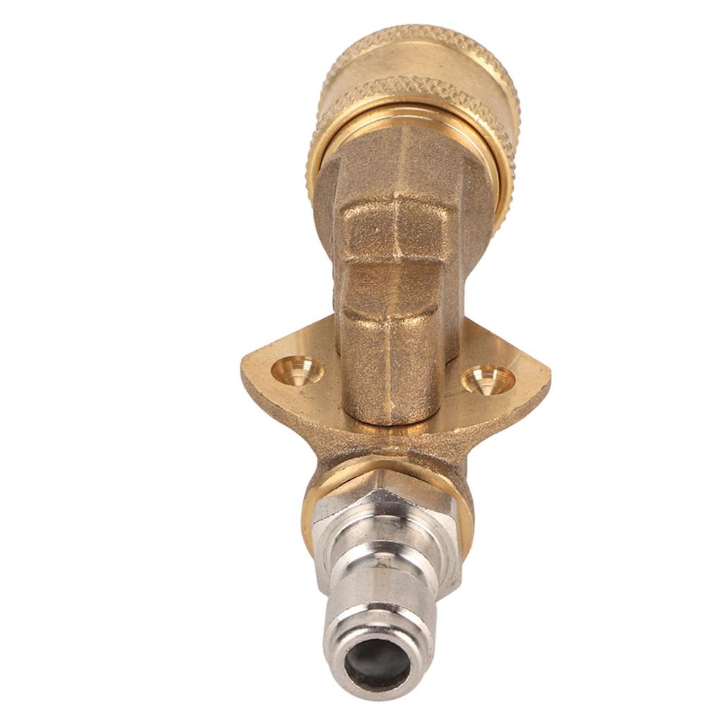 Quick Connecting Pivoting Coupler Attachment 1 4in for Pressure Washer Nozzle Adjustable 4500psi Garden Supplies 5 Level
