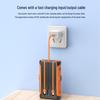 Solar Hand-Crank Power Bank & Magnetic Wireless Charger with PD 22.5W Fast Charging & Built-in Cable - Camping Mobile Power Supply.