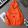 2025 Pretty Cute Eye Lashes Red Lips Print Women Hoodie Summer Casual Short Sleeve O Neck t-shirt Ladies White Hooded Sweatshirt