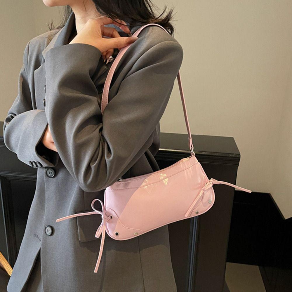 Designer Armpit Bag Bow Tie Women Handbag Korean Shoulder Bag  Ladies