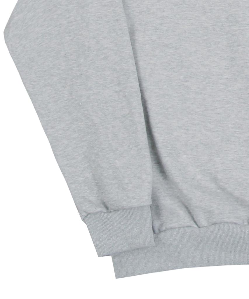 GRAVER [Unisex] Checkerboard Small Flower Sweatshirt_Gray