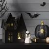 New Halloween Specter Ornament Pink Pumpkin Black Bat Figures Statue Resin Miniature Size Desktop Decoration Party Accessories