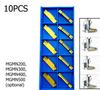 Carbide Lathe Tool Blades MGMN200 MGMN300 MGMN400 MGMN500 NC3020 Slotted Grooving Inserts for Steel and Non Ferrous 10pcs