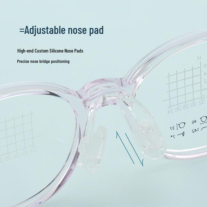 Children's Ultra-Light Silicone Frame with Adjustable Nose Pads for Small Faces