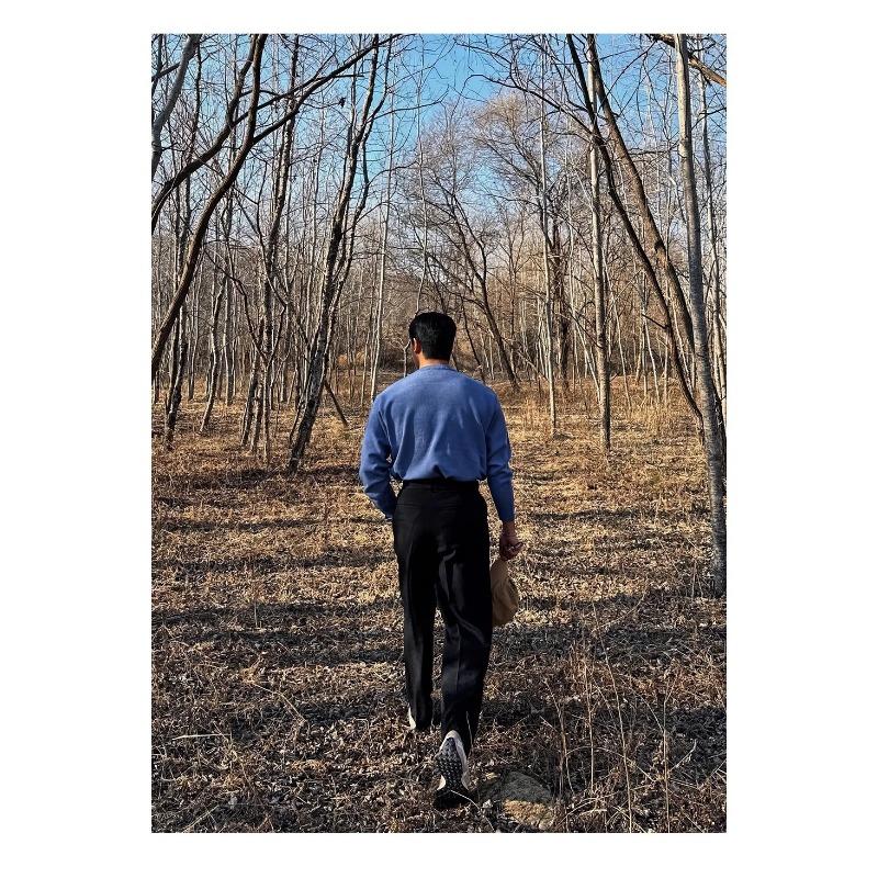 Men High Waist Double Pleated Loose Straight Non Iron Casual Suit Trousers