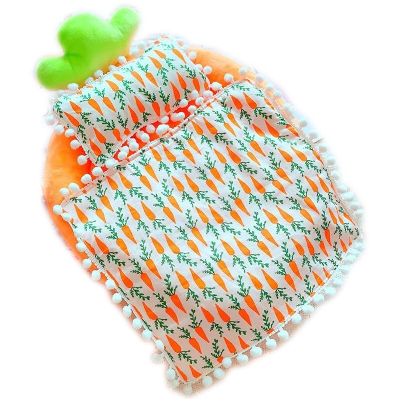 Мини-набор мебели для спальни кук Мягкий матрас и подушка из ткани Для коллекционных кукол 20 см