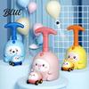 Balloon Car Toy Animal Air-Powered with Pump Cartoon Pig Duck Inflator Seal Launcher Educational Toddlers Boys Girls Vehicle