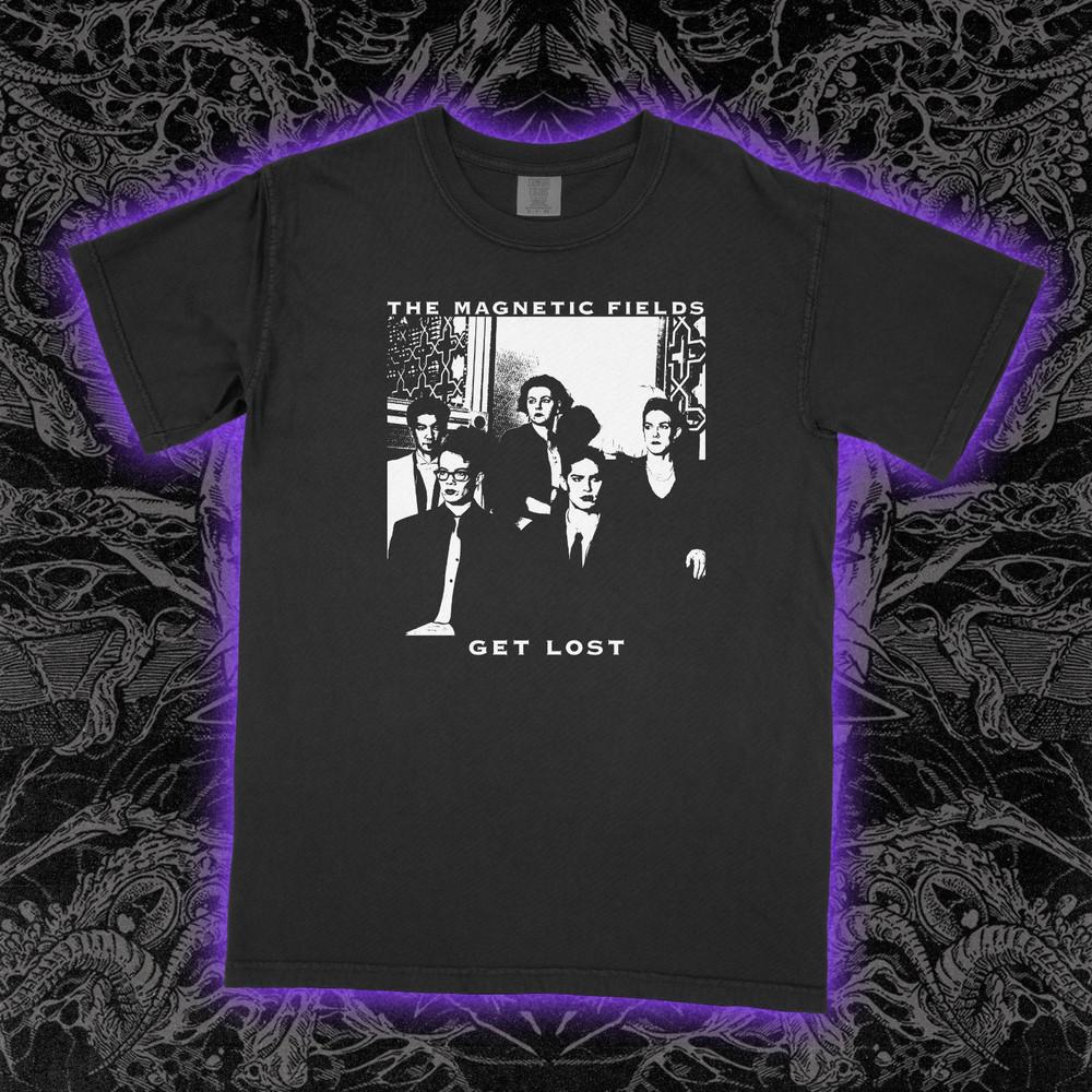 Magnetic Fields Get Lost T-Shirt Indie Pop Album Graphic Band Tee Unisex Soft Unisex T-Shirt S