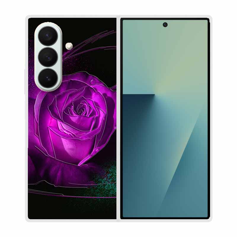 For Samsung Galaxy Z Fold 7 Case Transparent Plastic Hard Back Cover Coque For Samsung Galaxy Z Fold7 5G Phone Case Cover ZFold7