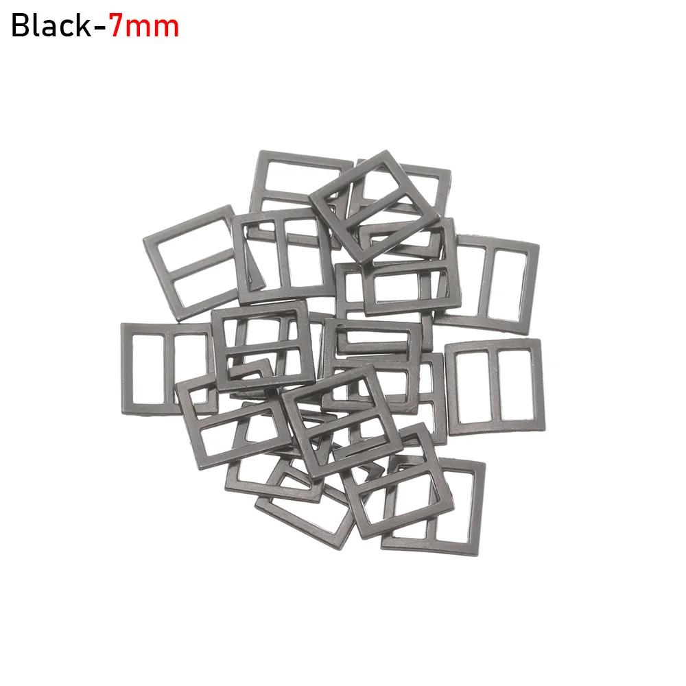 20/40Pcs Tiny Tri-glide Belt Buckle for DIY Doll Clothes Bags Mini Buckles Buttons Diy Doll Shoes Clothing Accessories 6/7/8.5mm