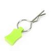 1/5 1/8 RC Car Body Shell Clip Pin Festebrakett sett Tilbehørsdeler Passer til Traxxas(Gul-grønn )