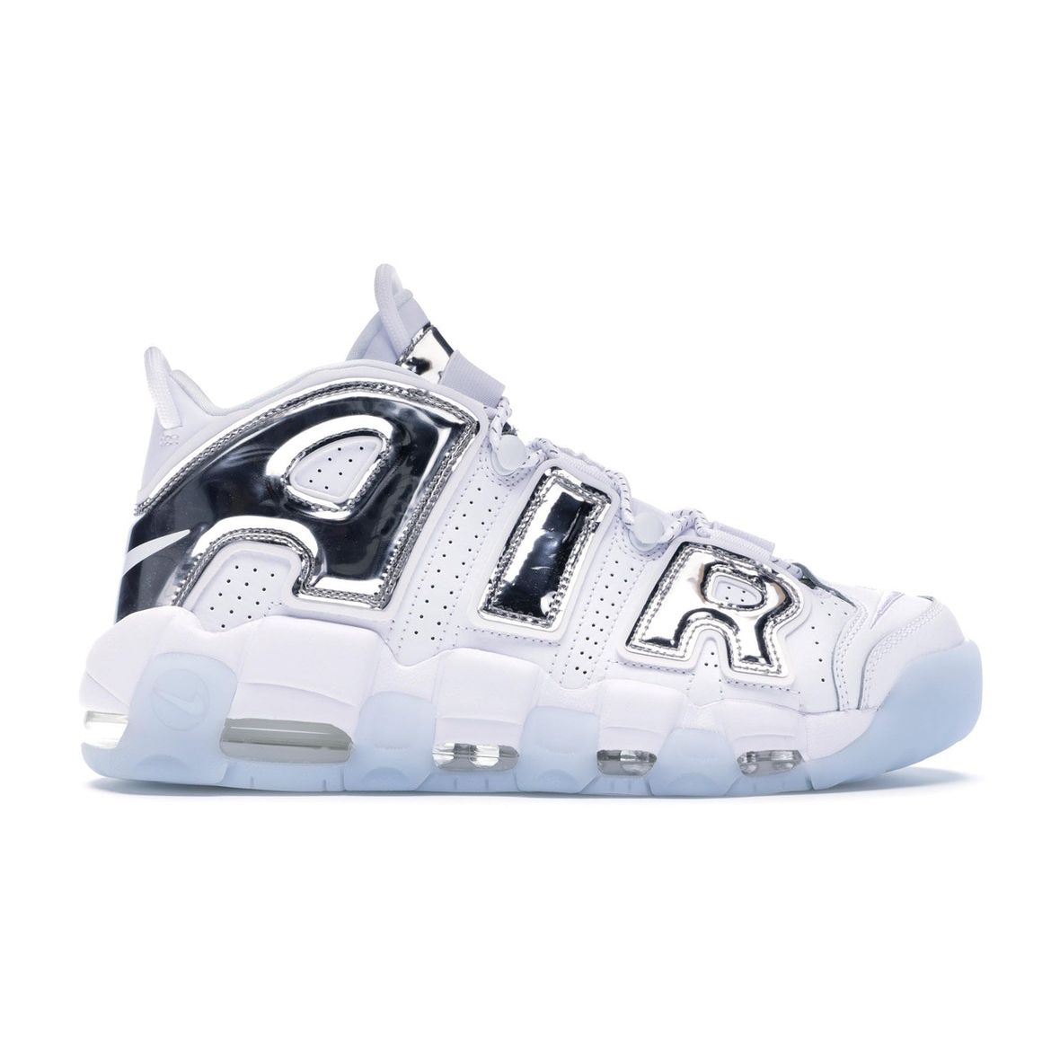 

Женские кроссовки Nike Air More Uptempo Chrome White Chrome-Blue-Tint 917593-100