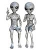 1pc Halloween Funny Resin Alien Statue Outdoor Garden Decoration UFO Dwarf Sculpture Indoor and Outdoor for Birthday Ornaments