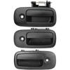 3pcs Exterior Door Handle for Chevrolet Express GMC Savana 1500 2500 1996 1997 1998 1999 2000 2001 2002 2003 2004 2005 2006-2009