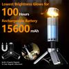 Telescopic Camping Light 15600mAh Rechargeable Camping Lantern with Storage Bag Dimmable Magnetic Tent Lamp Waterproof Emergency
