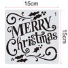 New Style, Christmas Painting Template, Merry Christmas , Painting Plastic Templates, Christmas Decorations, Holiday Gifts