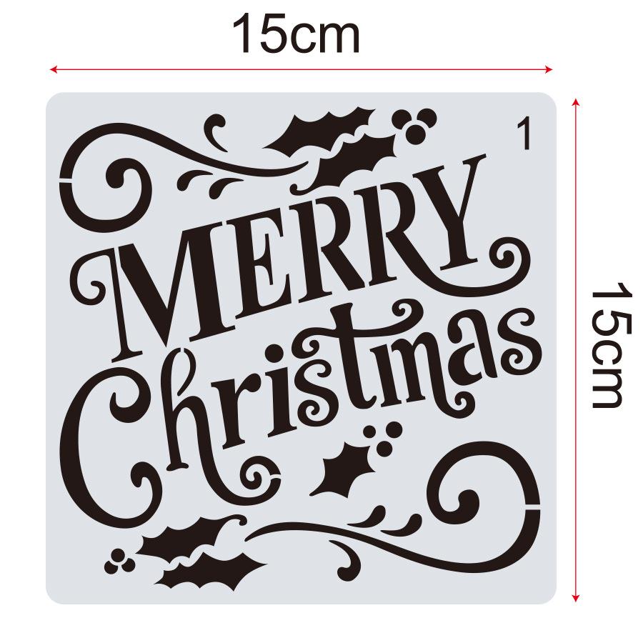 New Style, Christmas Painting Template, Merry Christmas , Painting Plastic Templates, Christmas Decorations, Holiday Gifts