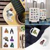 Waterproof Monkey Game Stickers 50 Decals For Guitar Notebook And Luggage Adorable Design