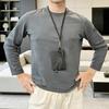 Lässiger Herren- und Damen-Mode-U-Bahn-Bus-Ausweishalter Outdoor-Sport-Schlüssel-Kleingeldfach Reißverschluss-Geldbörse Tragbare Tasche mit Lanyard