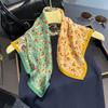 Korean spring and summer scarf mulberry silk silk scarf fashion literary flower silk scarf women's small scarf square scarf