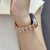Luxury Diamond Watch Band for Mi Band 8 9 10 Detachable Women Slim Metal Strap for Mi Band 8Pro 9Pro Redmi Watch 4 5 6 Wristband